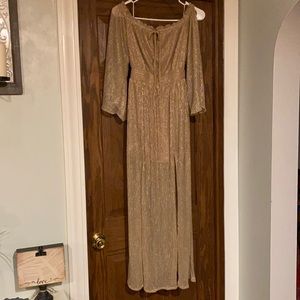 Fashion Nova sparkling maxi dress size XS